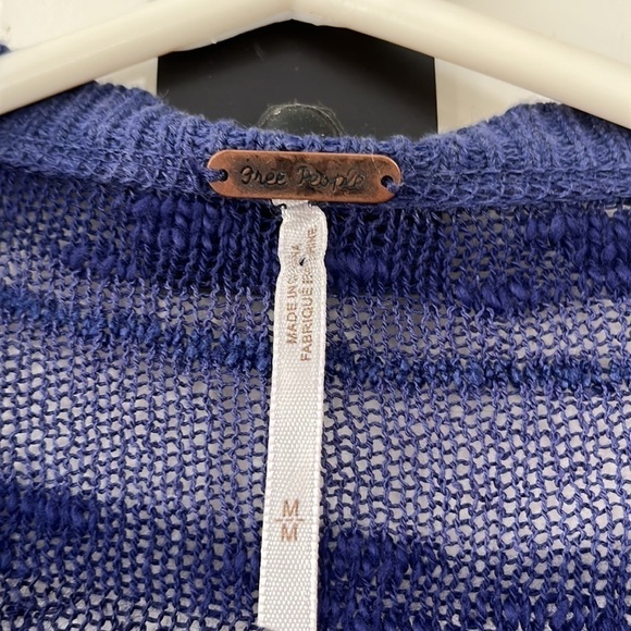 - Free People High Tide Duster Sweater Size M - Picture 3 of 6
